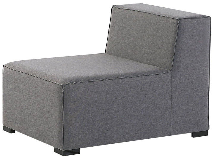 Arezzo Garden Corner Sofa with Ottoman 7 Seater Right Hand Modular Grey