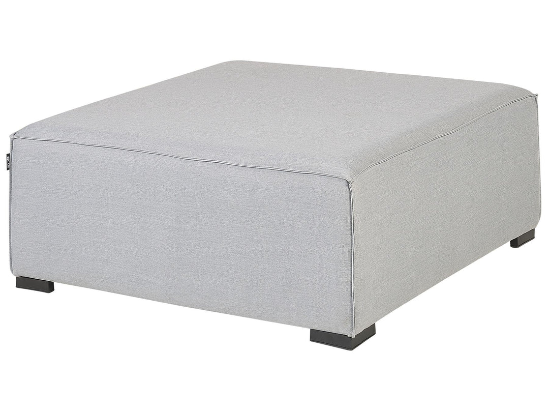 Arezzo Garden Corner Sofa with Ottoman 7 Seater Right Hand Modular Light Grey