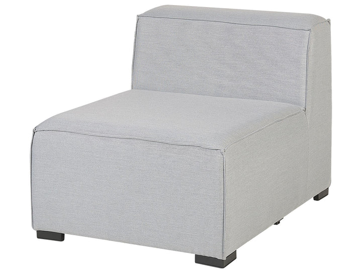 Arezzo Garden Corner Sofa with Ottoman 7 Seater Right Hand Modular Light Grey