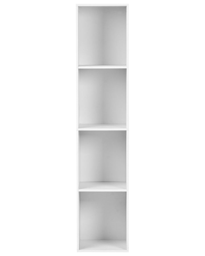 4 Tier Bookcase 143 cm White Rikiah