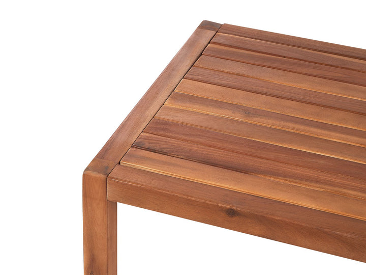 Antria Garden Lounge Set with Table 4 Seater Acacia Wood Black