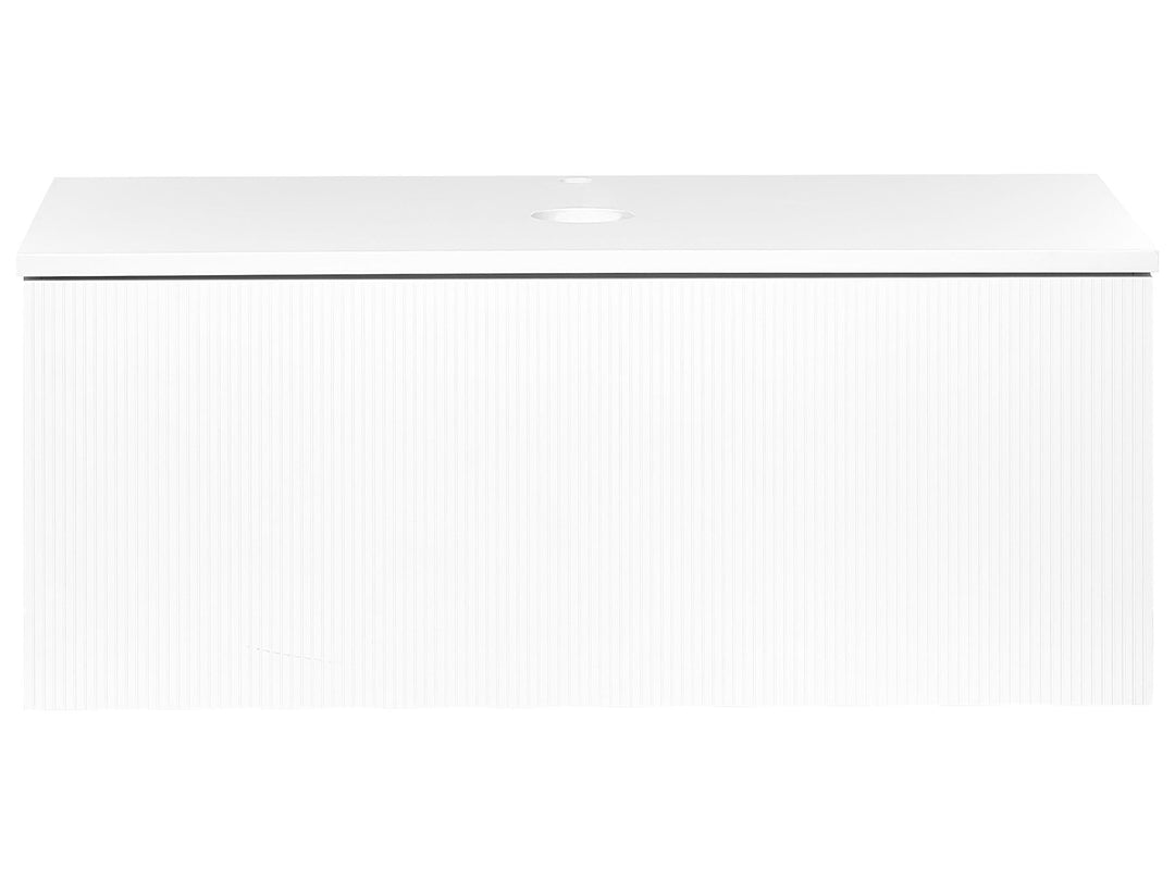 Wall Mounted Washbasin Cabinet 100 cm White Alzira