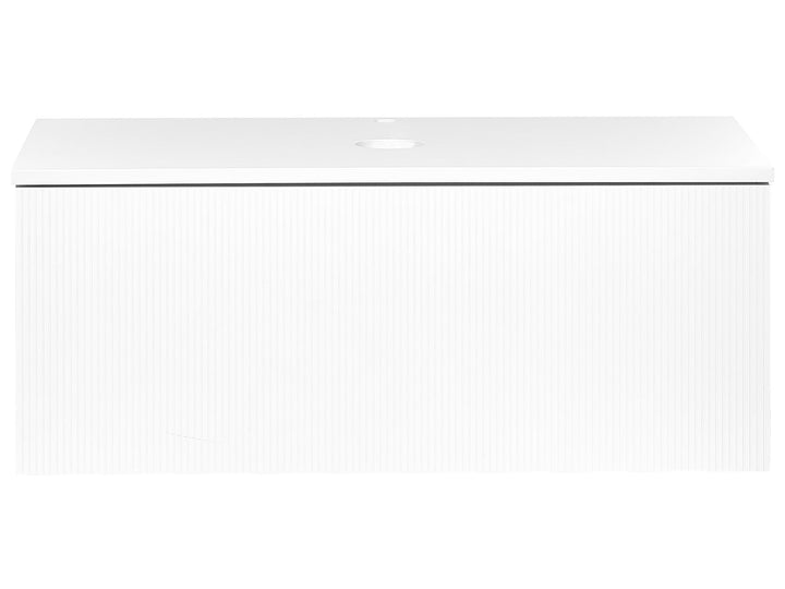 Wall Mounted Washbasin Cabinet 100 cm White Alzira