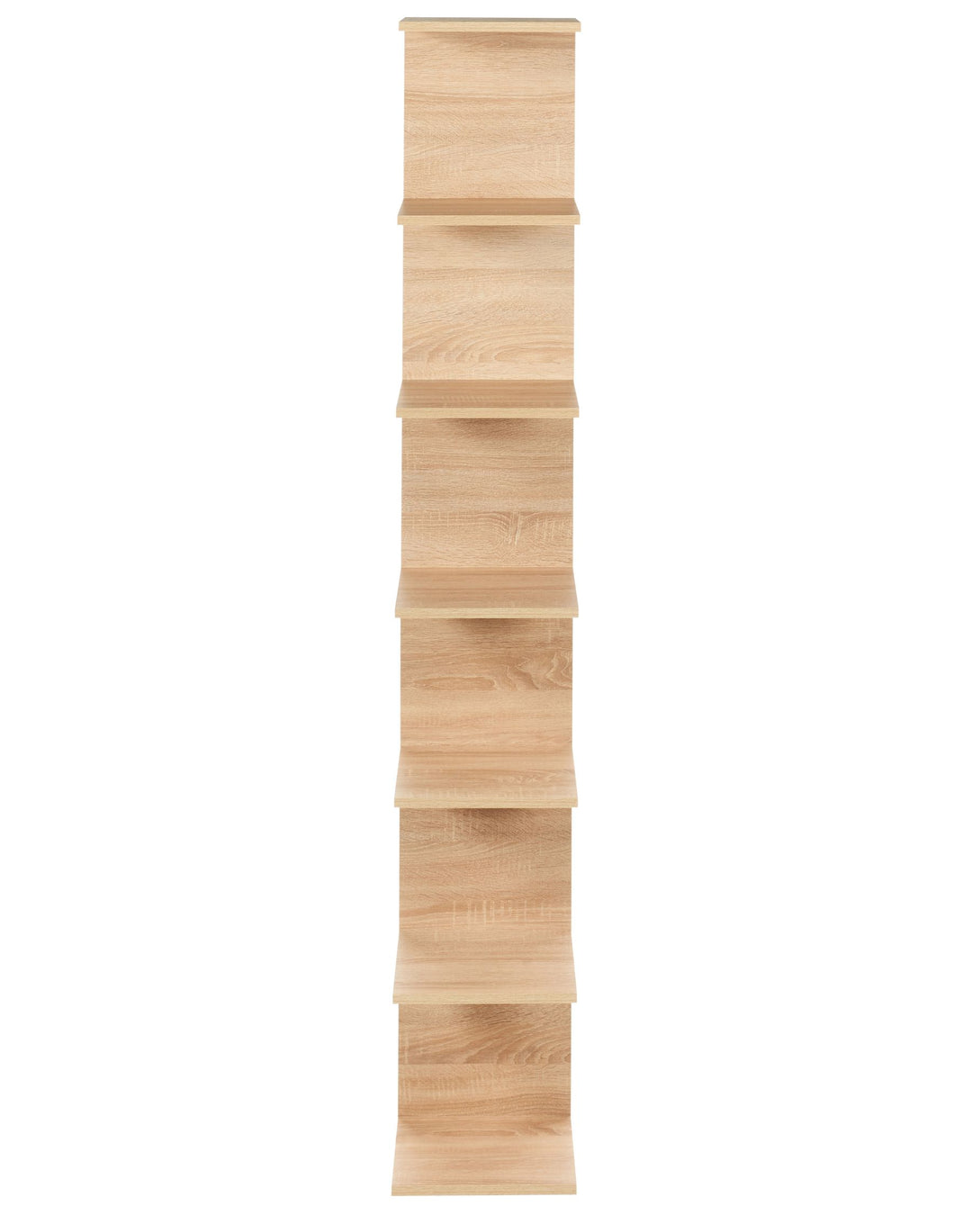 Wall Bookshelf 190 cm Light Brown Yadira
