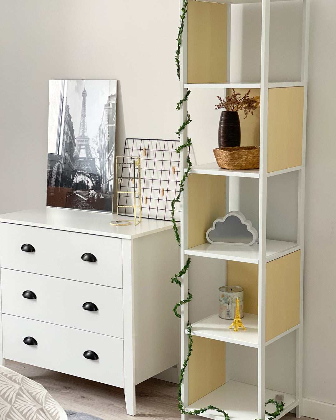 5 Tier Shelving Unit 165 cm White Alonzo