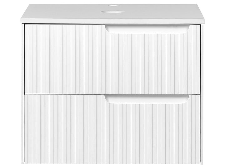 Wall Mounted Washbasin Cabinet 60 cm White Quintela