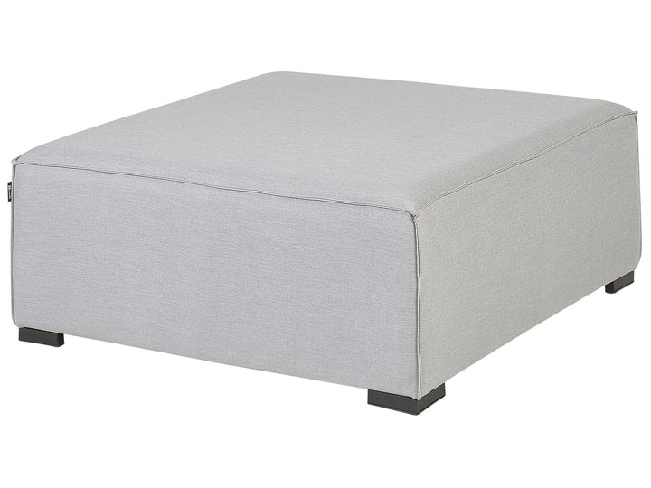 Arezzo Garden Sofa with Ottoman 4 Seater Modular Light Grey