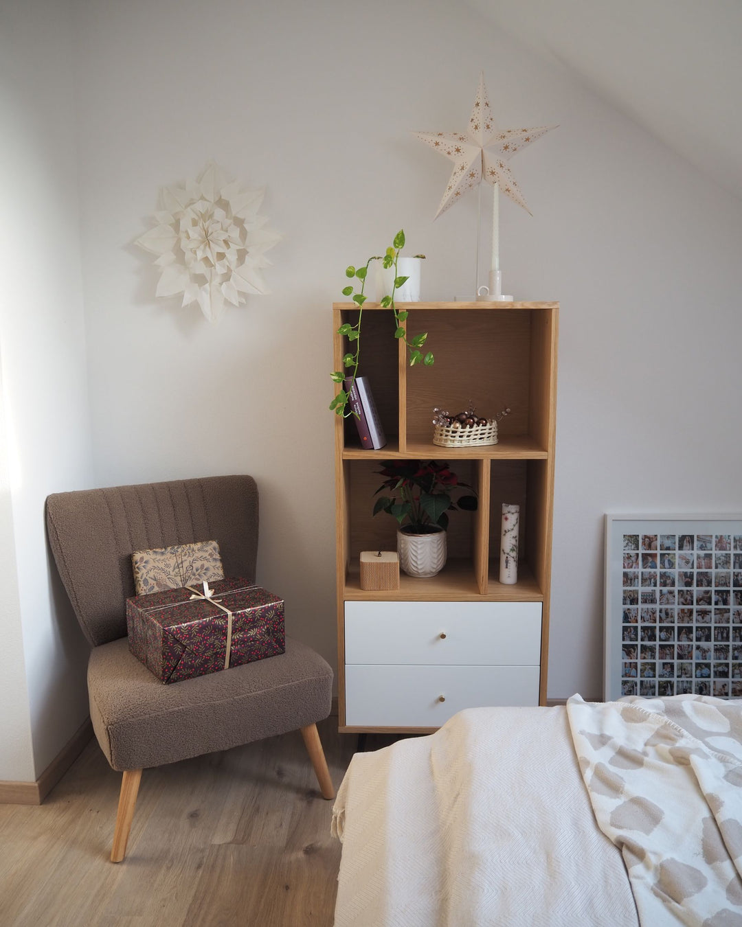 Shelving Unit139 cm Light Oak Allya