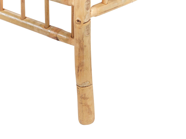 Maggiore Garden Lounge Set with Table 4 Seater Bamboo Wood Light Brown