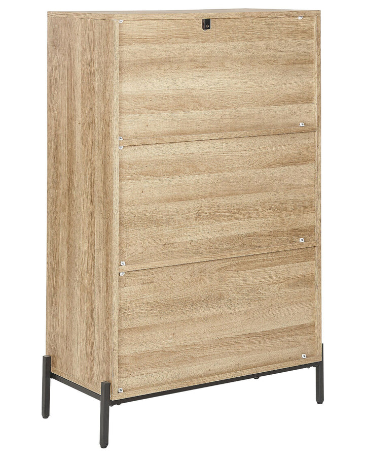 Shelving Unit 135 cm Brown/ Black Moira