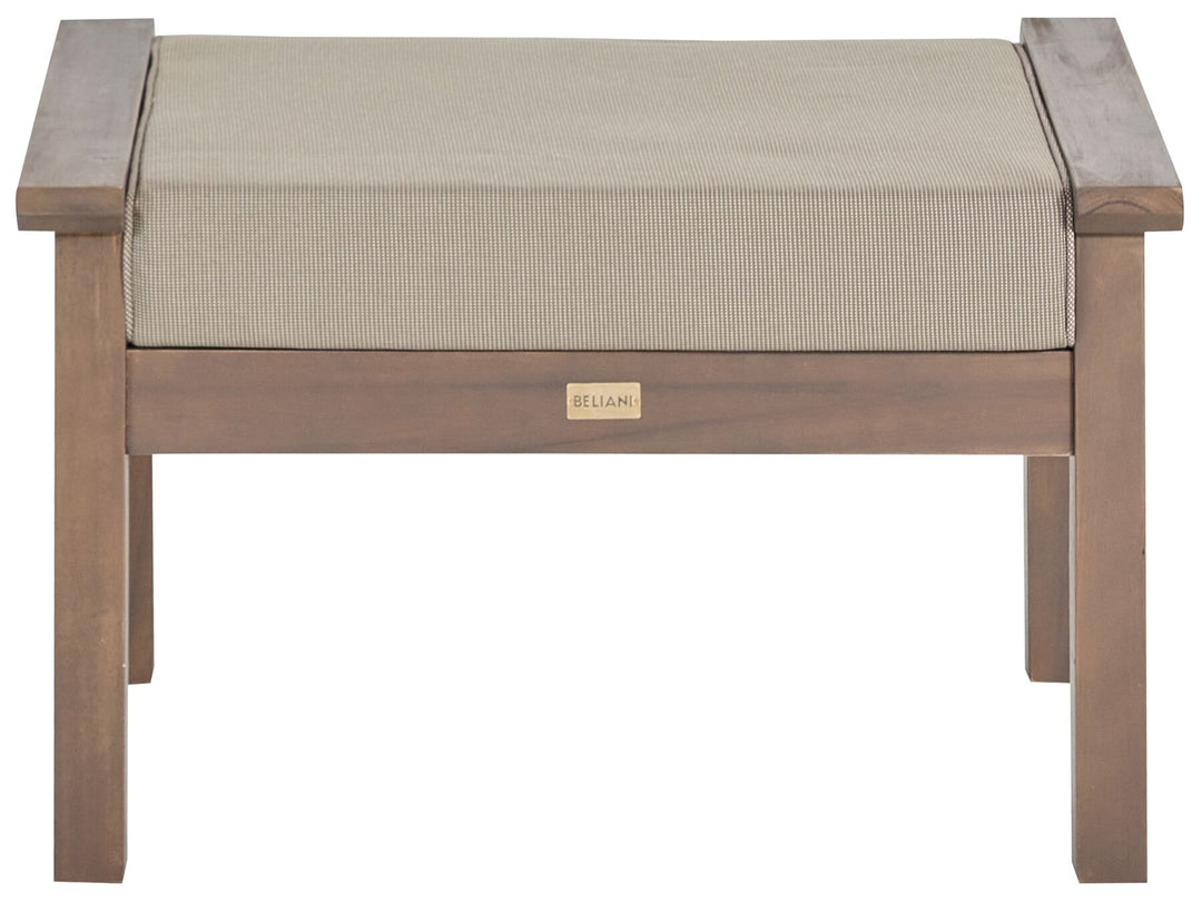 Manila Garden Lounge Set with Table 4 Seater Certified Acacia Wood Dark Brown