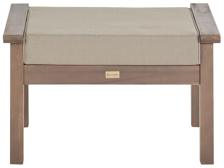 Manila Garden Lounge Set with Table 4 Seater Certified Acacia Wood Dark Brown