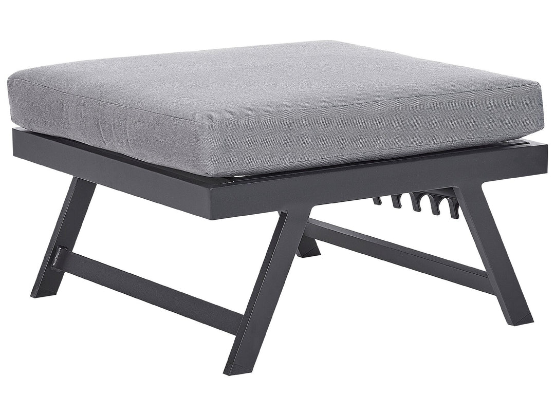 Coccorino Garden Corner Sofa with Table 5 Seater Metal Grey