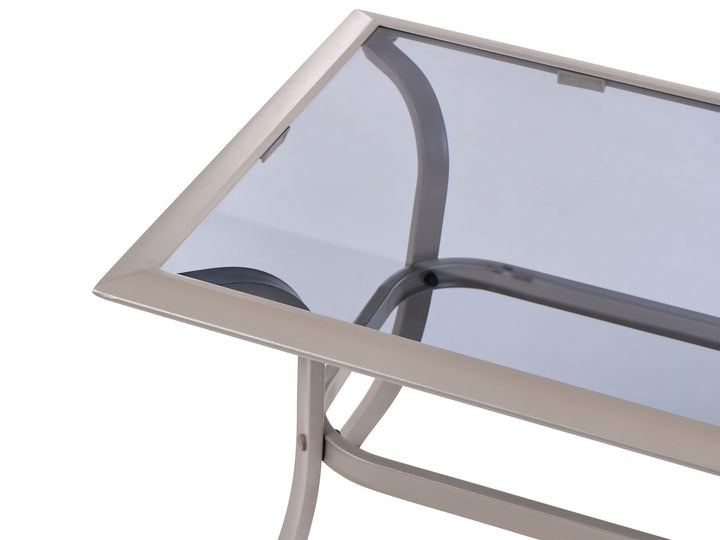 Mestrino Garden Lounge Set with Table 4 Seater Metal Beige