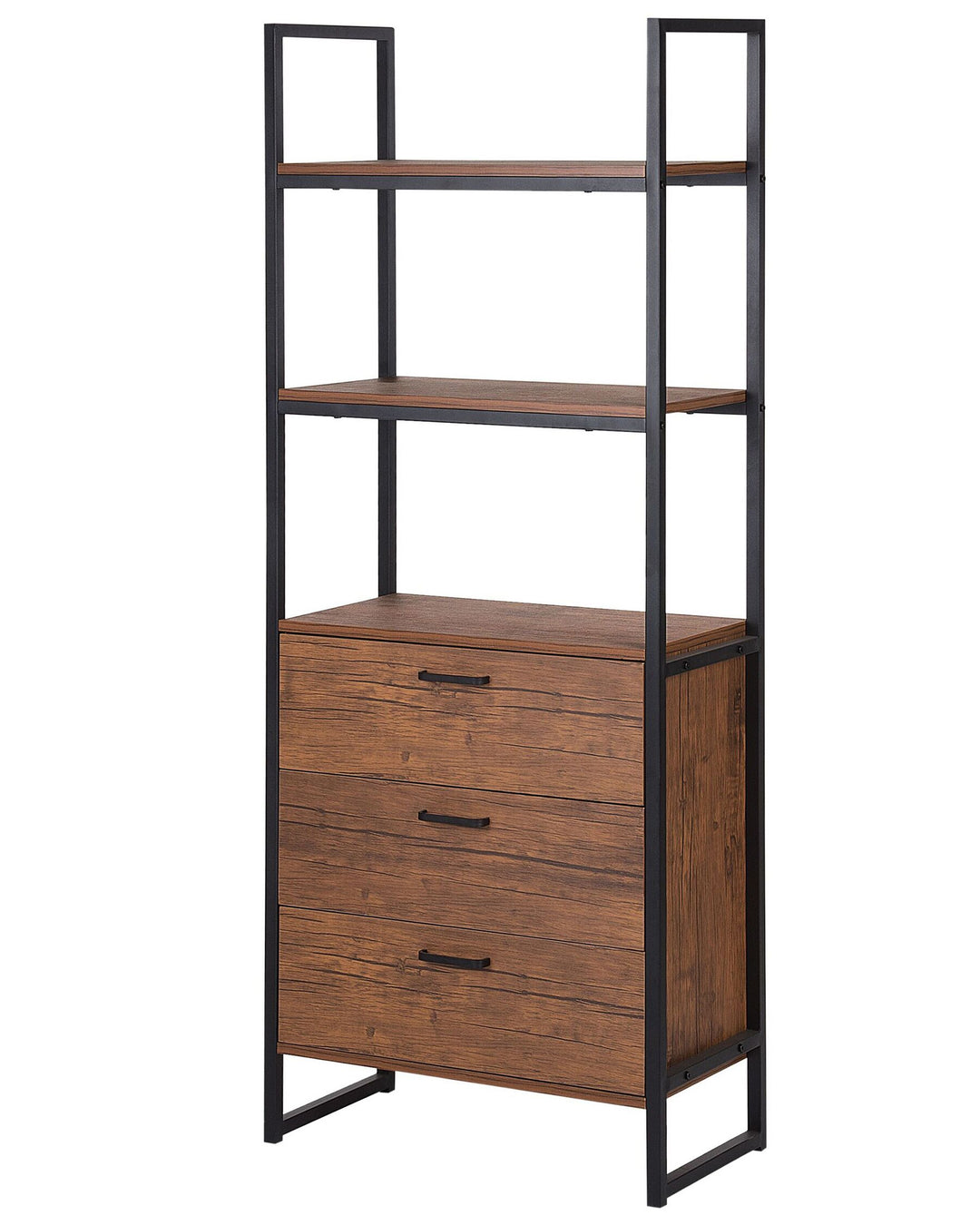 Dylan Shelving Unit 158 cm Dark Brown Tifton