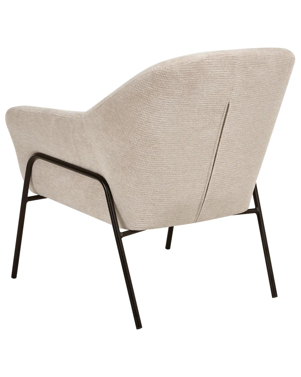 Armchair Fabric Beige Aunna