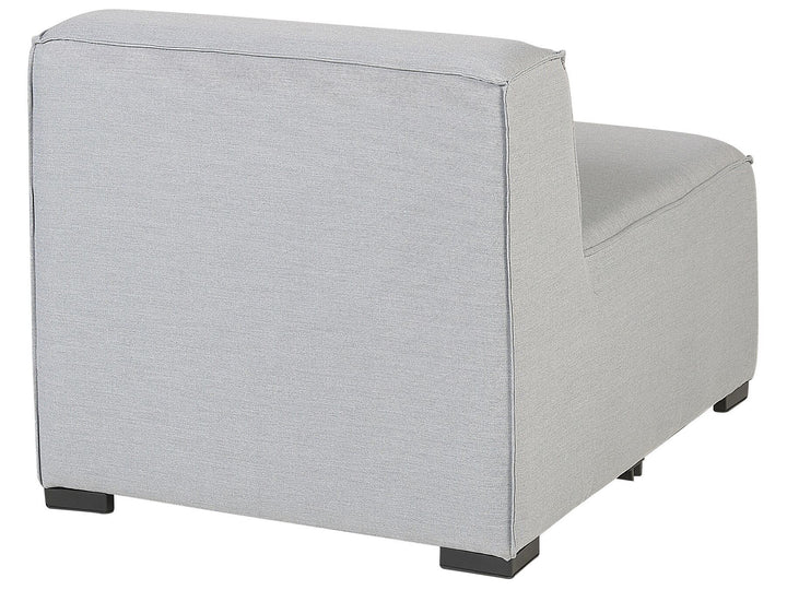 Arezzo Garden Sofa with Ottoman 4 Seater Modular Light Grey