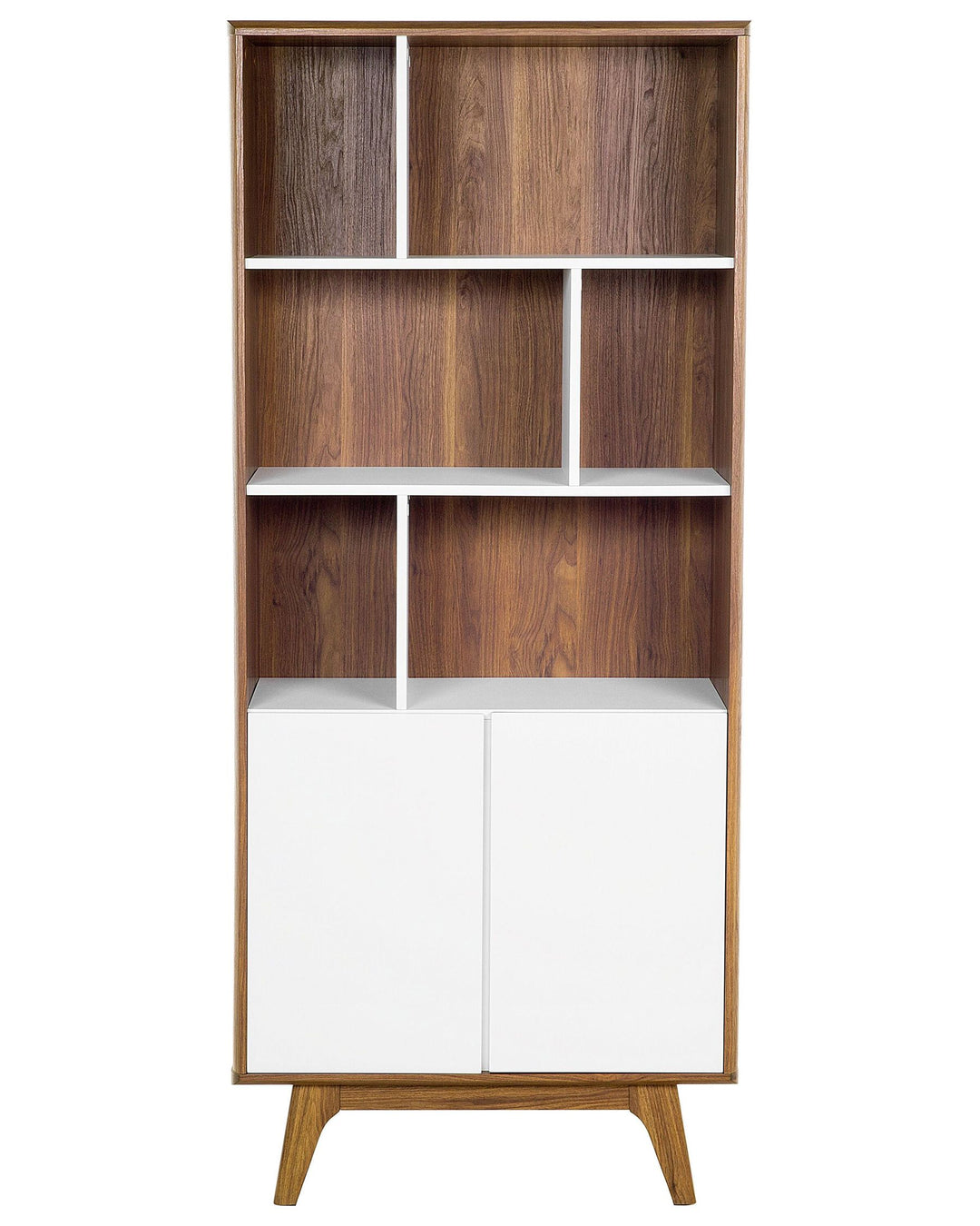 Caden Shelving Unit 182 cm Brown/ White Columbus