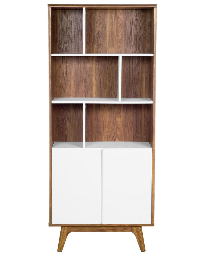 Caden Shelving Unit 182 cm Brown/ White Columbus
