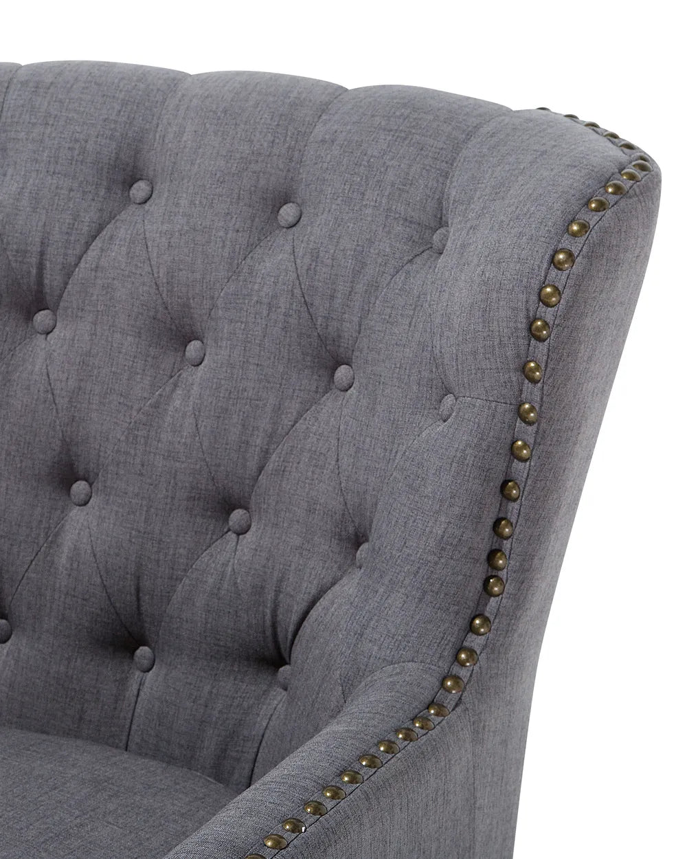 Armchair Fabric Dark Grey Deundria