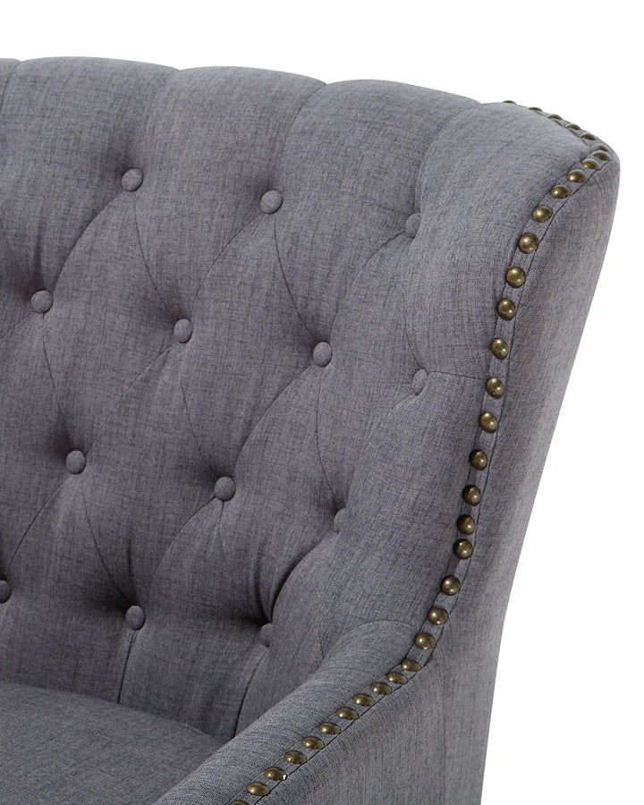 Armchair Fabric Dark Grey Deundria