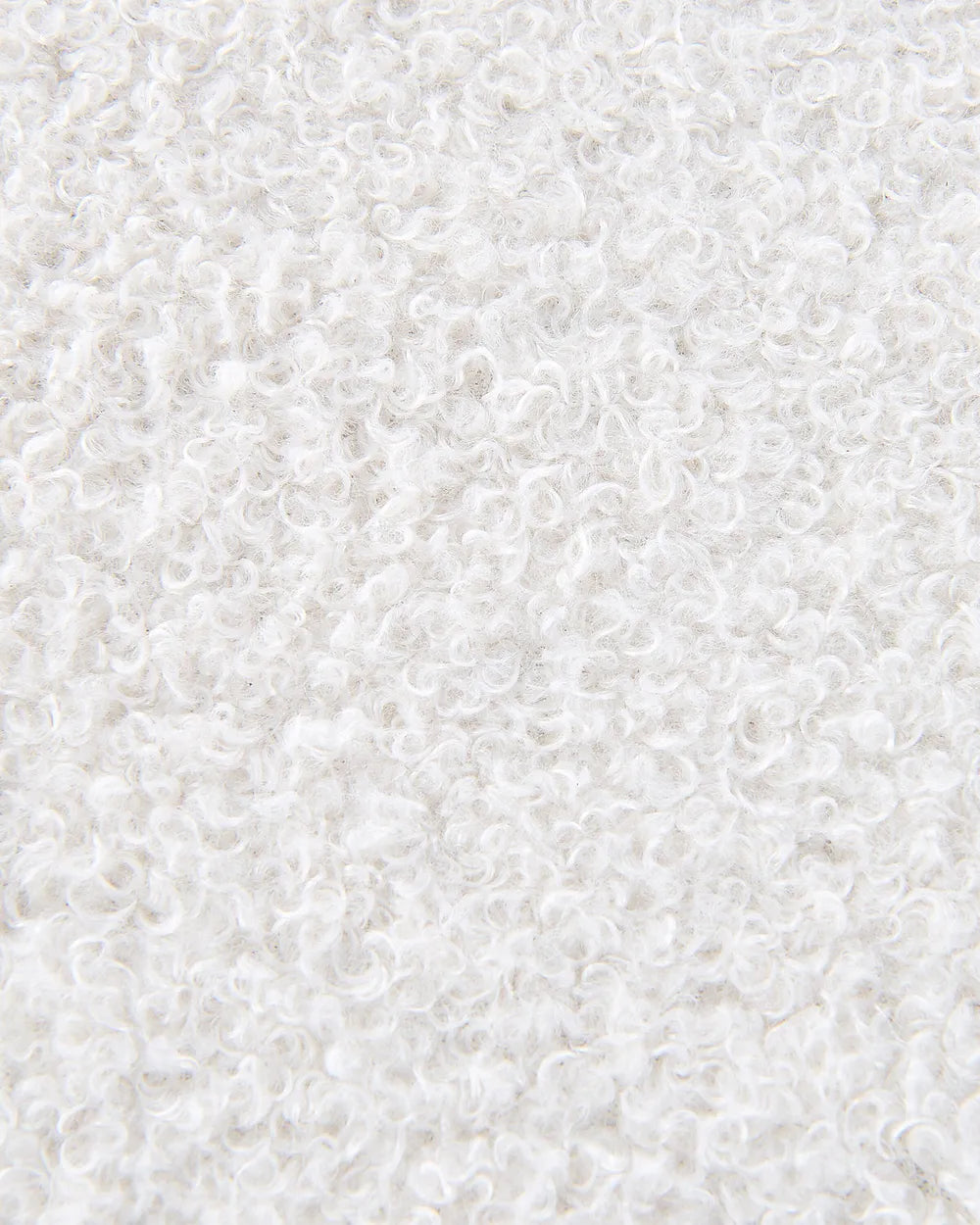 Armchair Boucle White Rayn