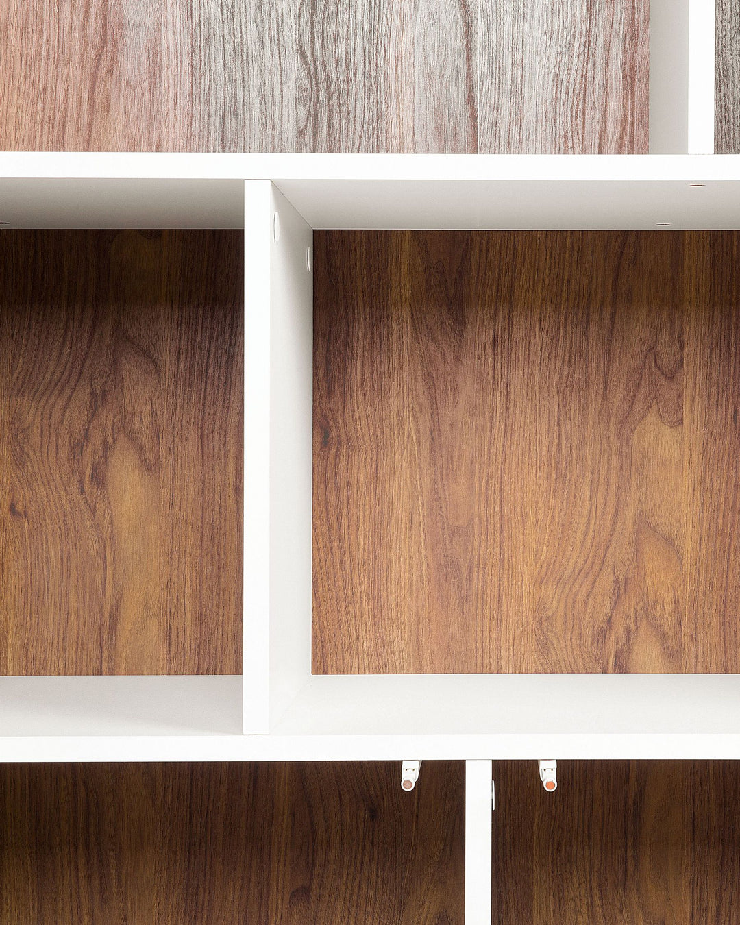 Caden Shelving Unit 182 cm Brown/ White Columbus