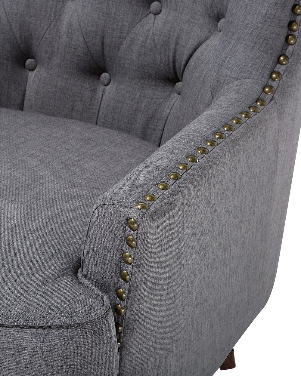 Armchair Fabric Dark Grey Deundria