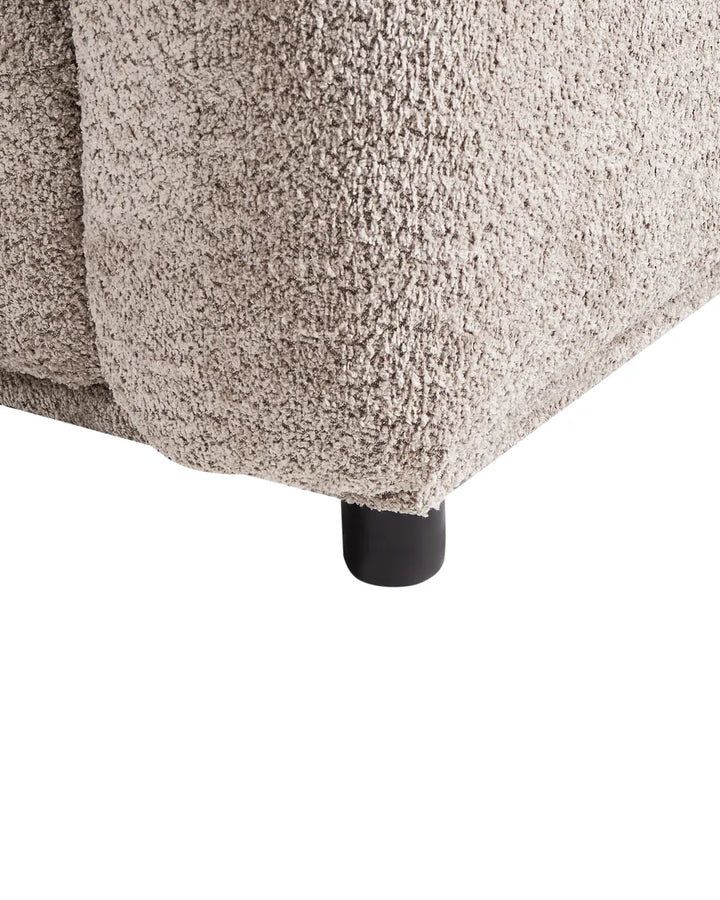 Armchair Boucle Taupe Morden