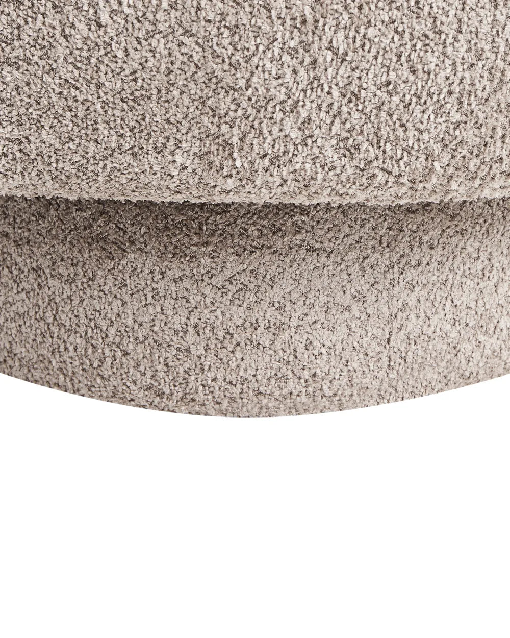 Swivel Armchair Boucle Taupe Martha