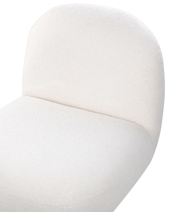 Armchair Boucle White Rayn