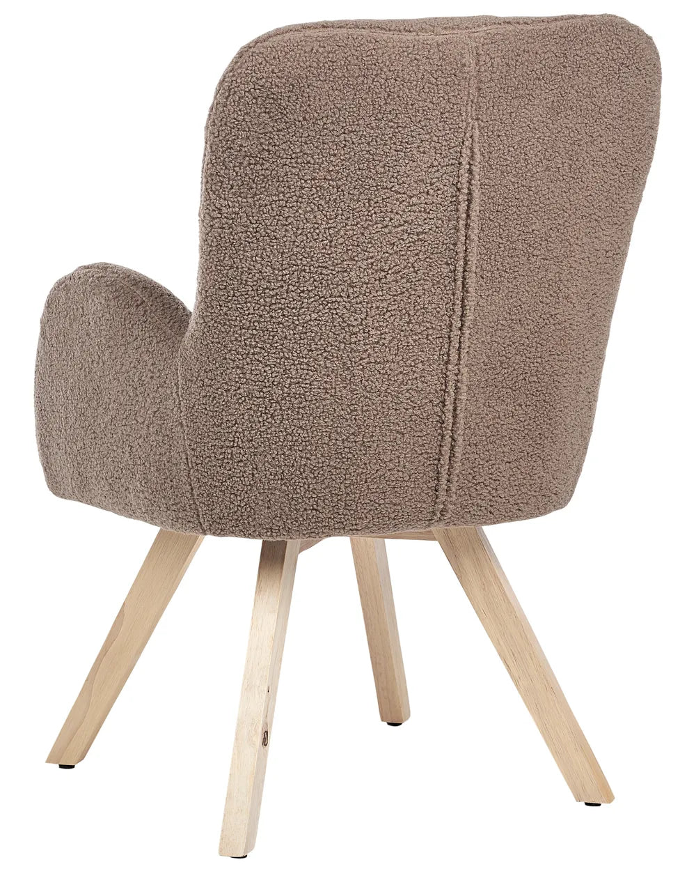 Armchair Boucle Brown Katherline