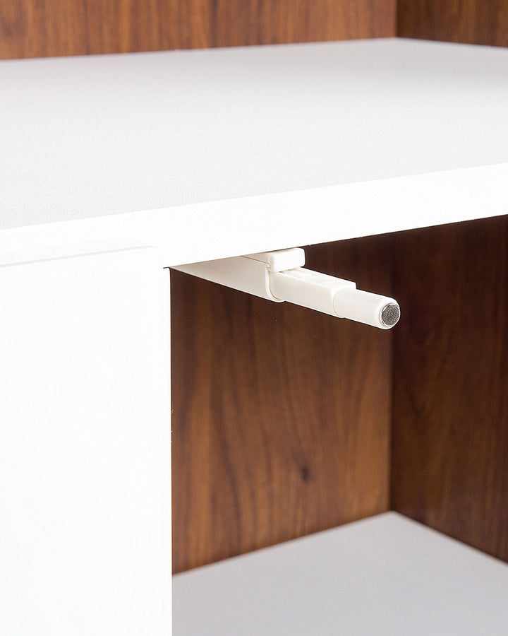 Caden Shelving Unit 182 cm Brown/ White Columbus