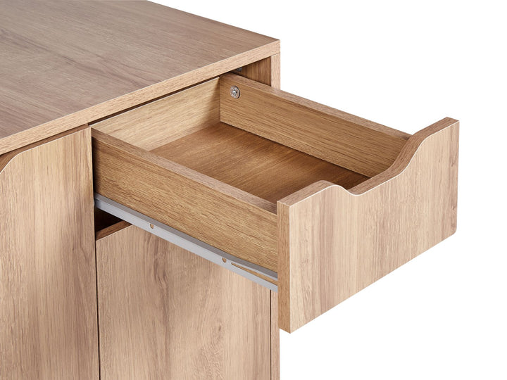 Washbasin Cabinet 60 cm Light Brown Canoas