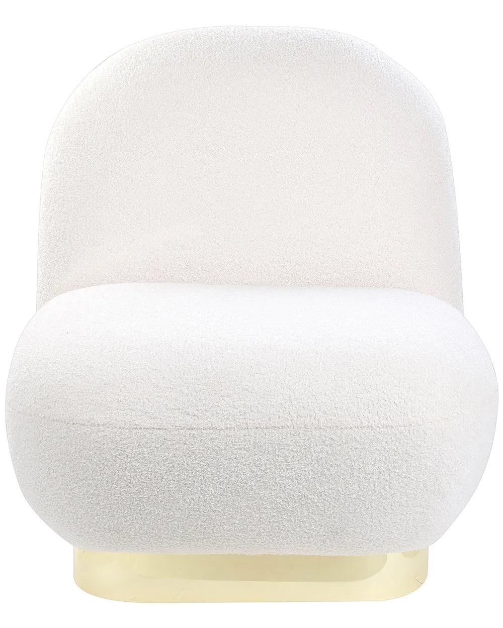 Armchair Boucle White Rayn