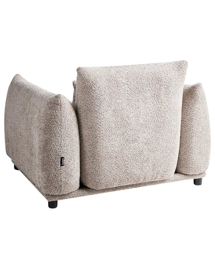 Armchair Boucle Taupe Morden