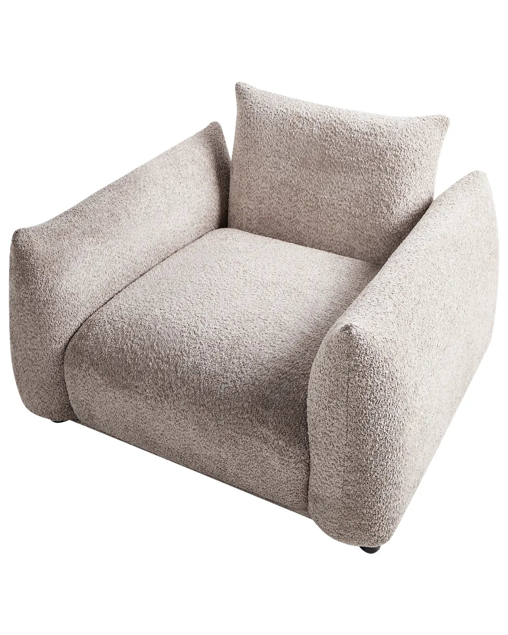 Armchair Boucle Taupe Morden