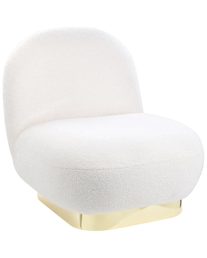 Armchair Boucle White Rayn