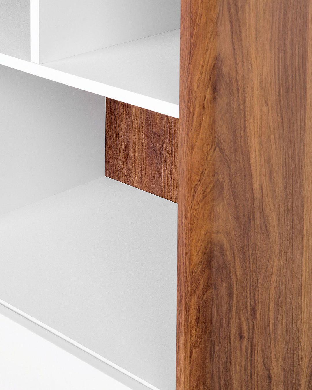 Caden Shelving Unit 182 cm Brown/ White Columbus