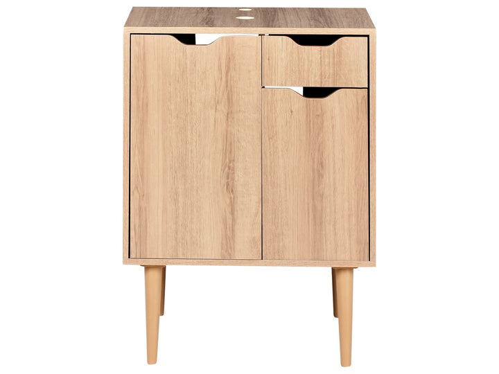 Washbasin Cabinet 60 cm Light Brown Canoas