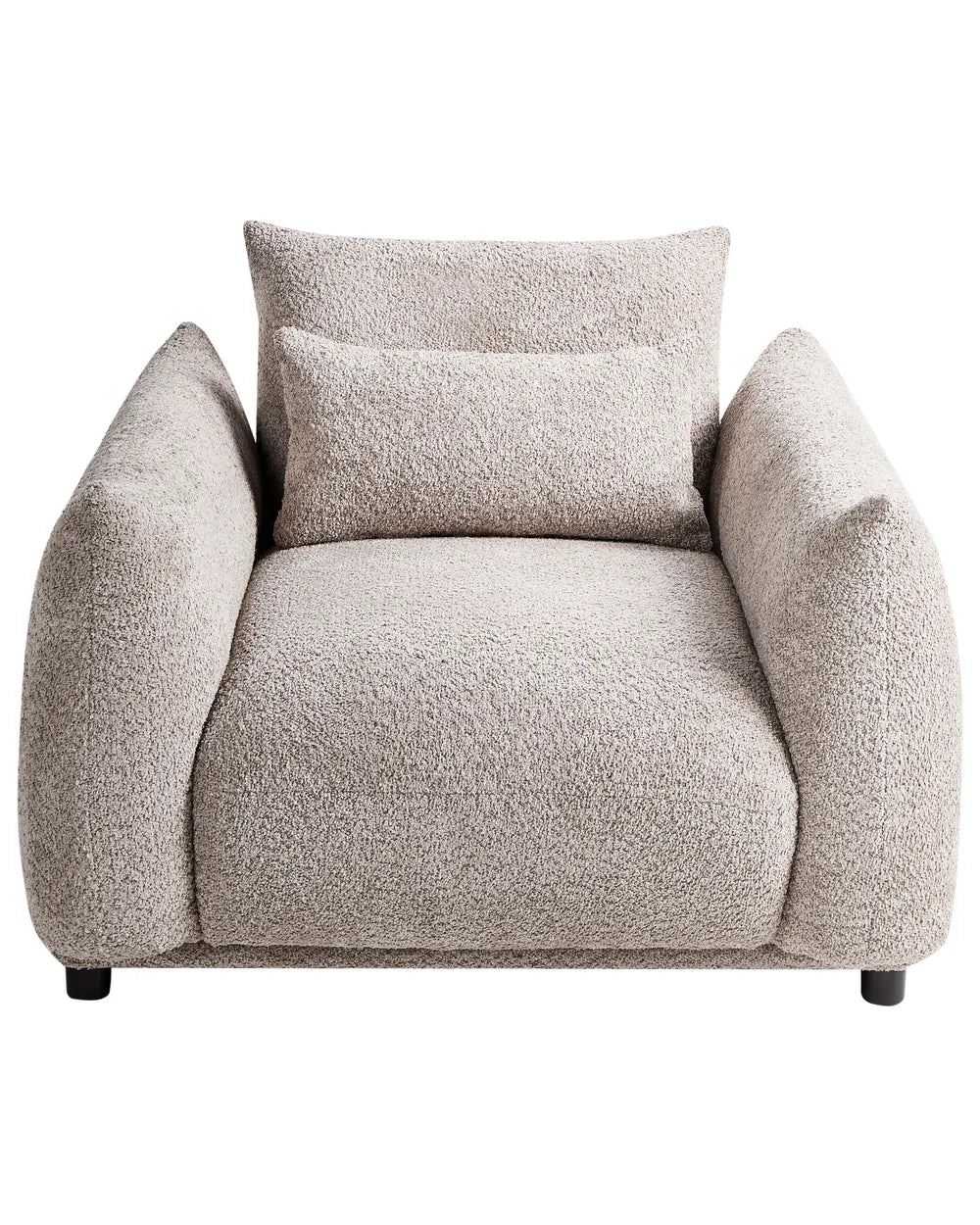 Armchair Boucle Taupe Morden