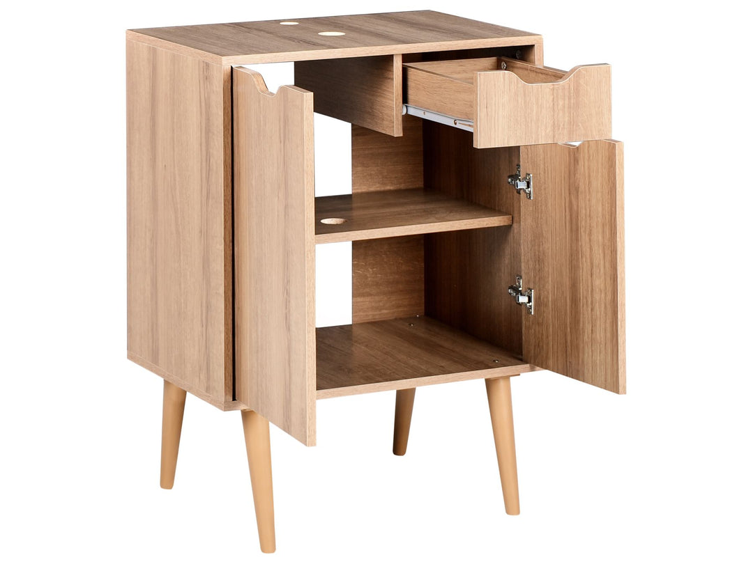 Washbasin Cabinet 60 cm Light Brown Canoas