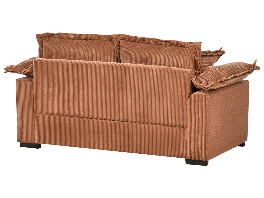 Sofa 2 Seater Corduroy Brown