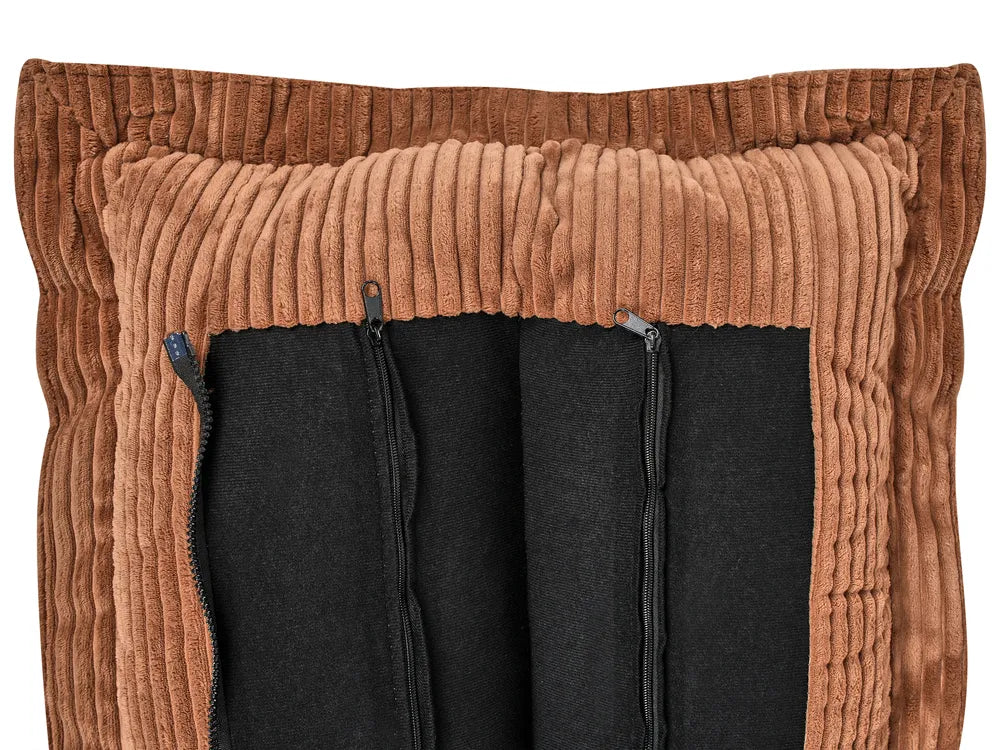 Sofa 2 Seater Corduroy Brown