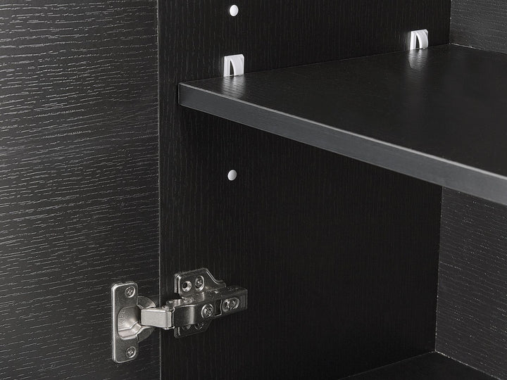 Bathroom Wall Mounted Cabinet 40 cm Black Mataro