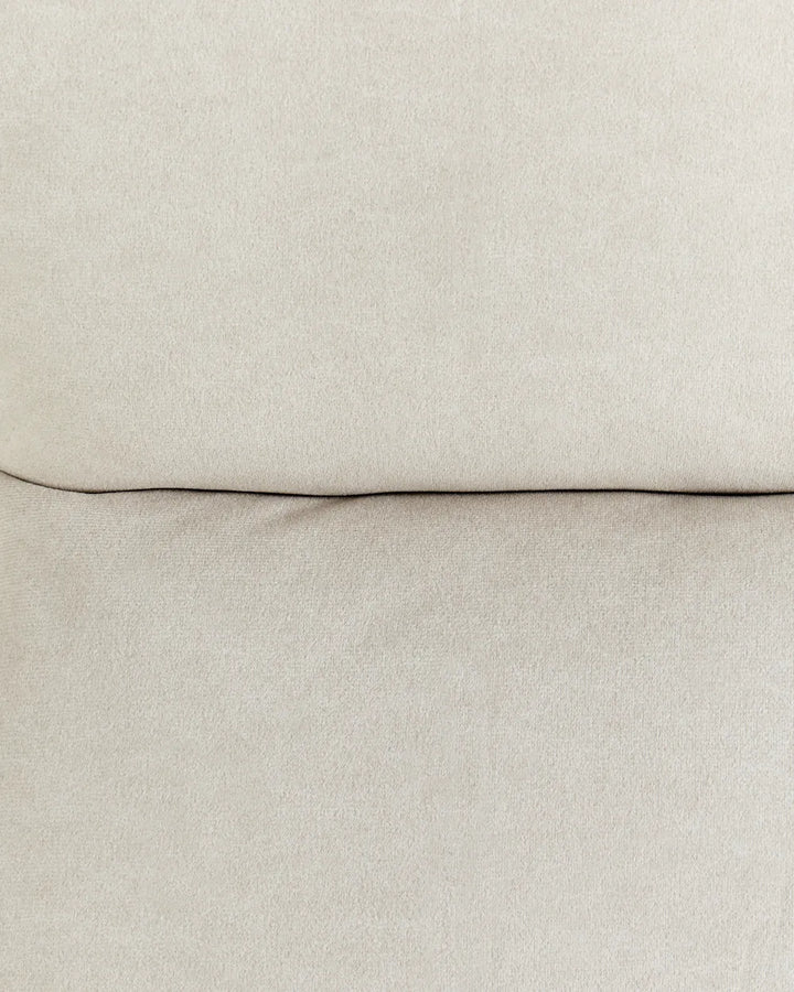 Electric Recliner Chair With Footrest Fabric Light Beige Denison