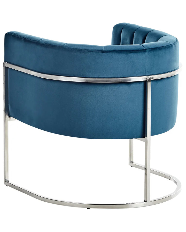 Armchair Velvet Blue Alanna