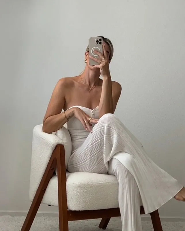 Armchair Boucle White Tyler