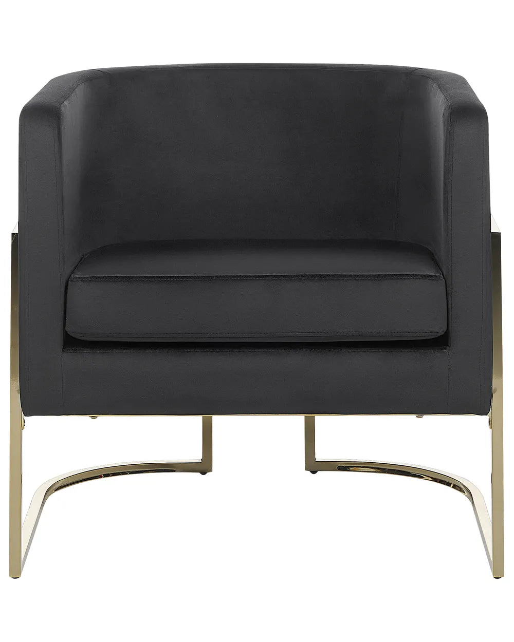 Armchair Velvet Black Clancy