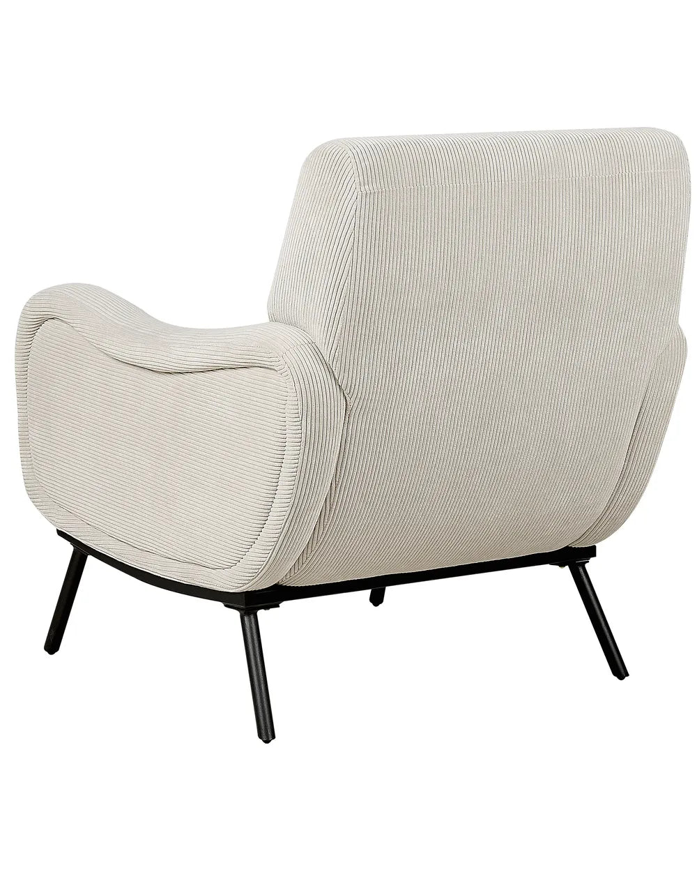 Armchair Corduroy Light Grey Azriah